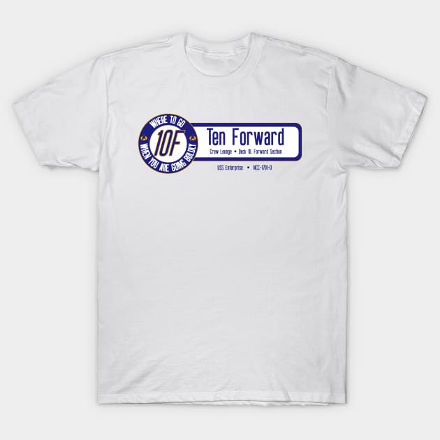 Ten Forward T-Shirt by Kapow_Studios